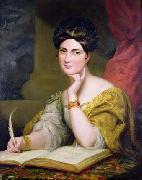 George Hayter The Hon. Mrs. Caroline Norton, society beauty and author, 1832 Spain oil painting artist
